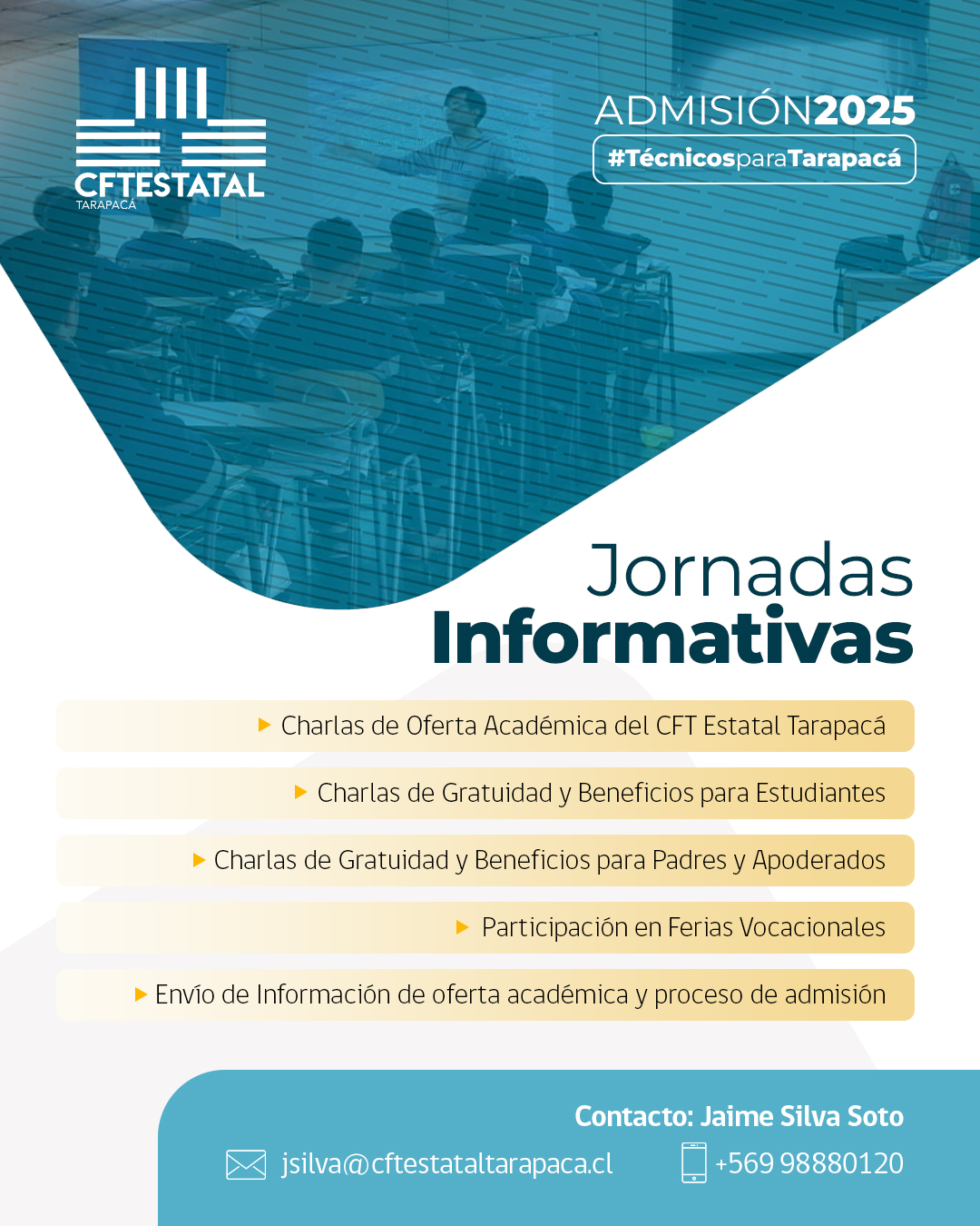 Charlas Informativas CFT Estatal Tarapaca